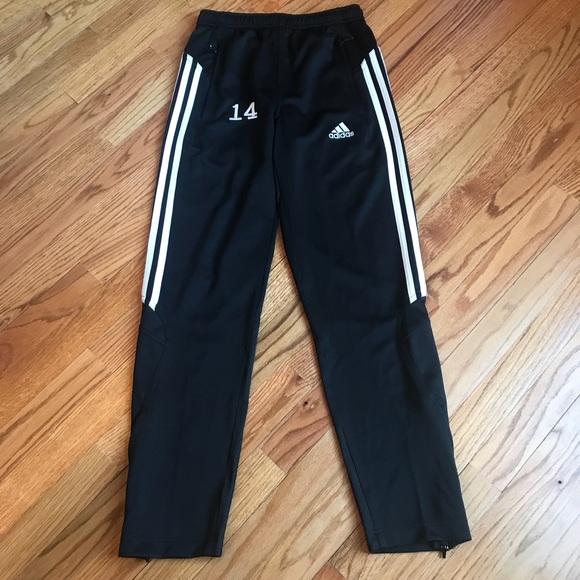 adidas Bottoms | Child Size 1012 Black Track Pants | Poshmark adidas Bottoms | Track Pants Black White Stripe Kids 1012